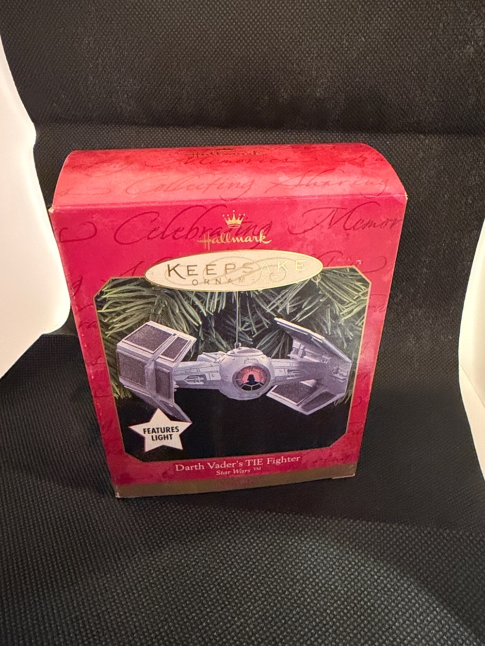 Hallmark Silver Darth Vader TIE Fighter Keepsake Ornament